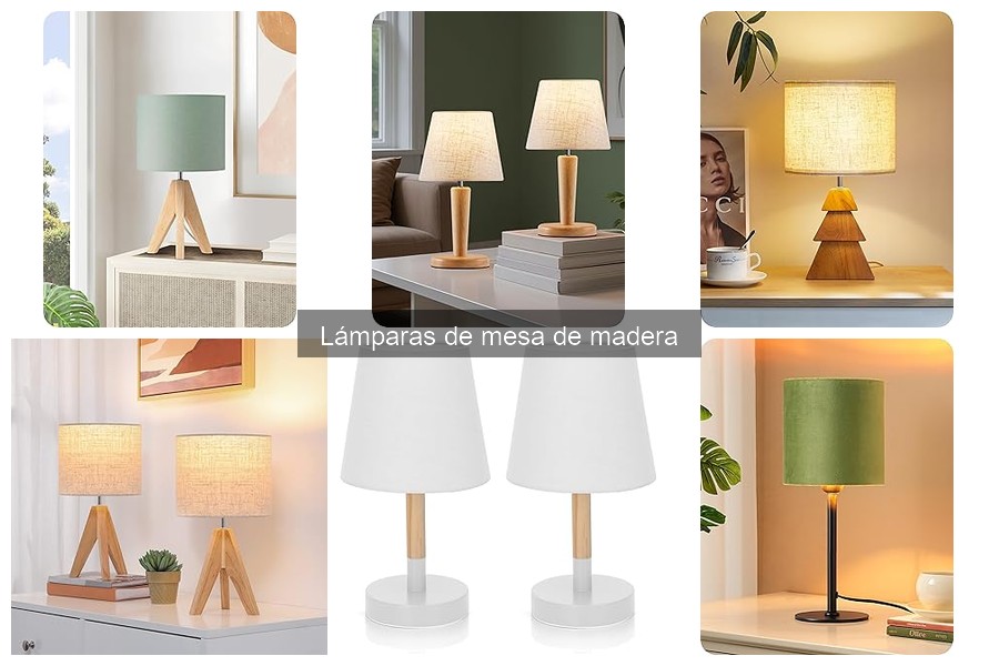 Personaliza tu lámpara de mesa de madera con estilo