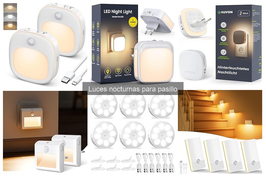 Personaliza tu luz nocturna para pasillos: colores y diseños