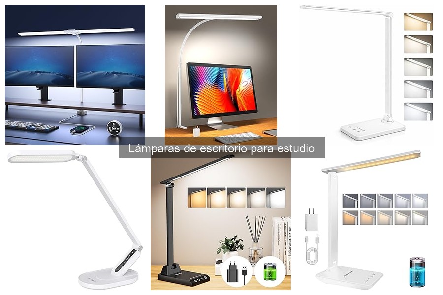 Precio promedio de lámparas de escritorio para estudio