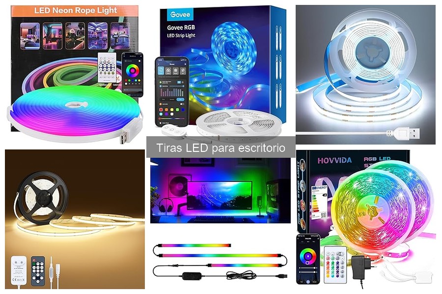 Precio Promedio de Tiras LED para Escritorio en 2023