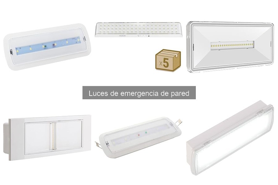 Precios de luces de emergencia de pared: guía de compra