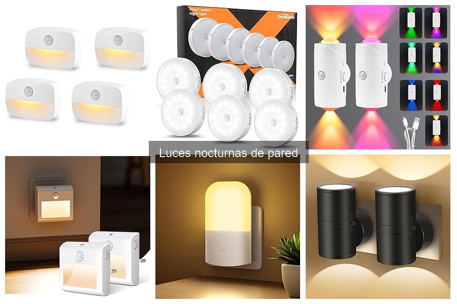 Precios de luces nocturnas de pared: guía y opciones
