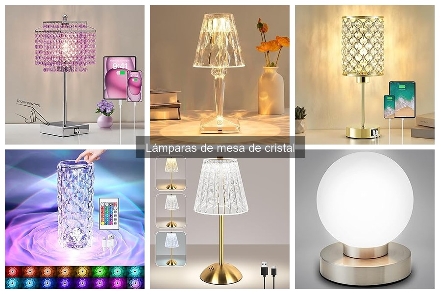 Precios y mejores lugares para comprar lámparas de mesa de cristal