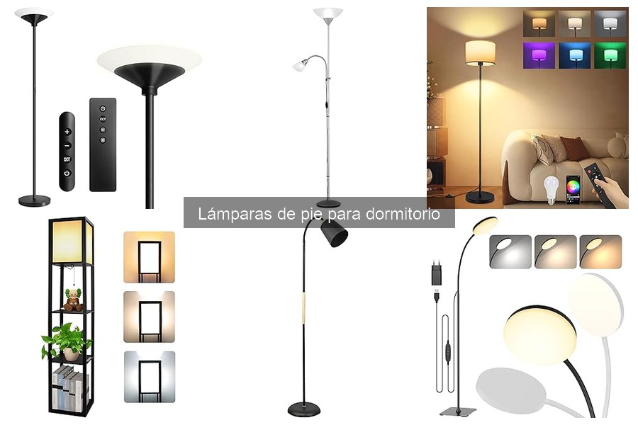 Precios y ofertas de lámparas de pie para dormitorio 2023