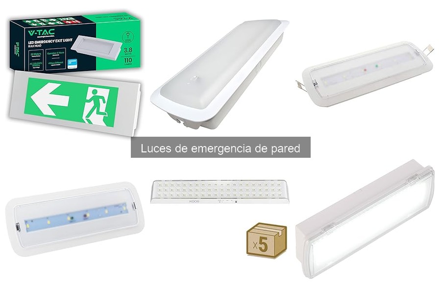 Preguntas Frecuentes sobre Luces de Emergencia de Pared