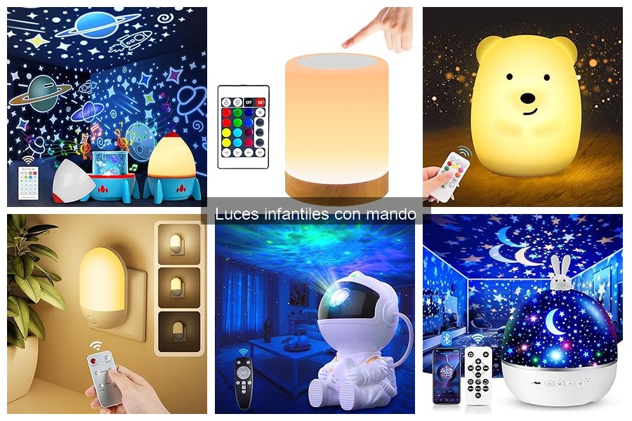 Preguntas frecuentes sobre luces infantiles con mando