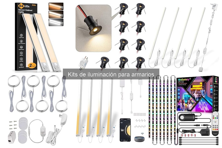 Problemas comunes al instalar kits de iluminación para armarios