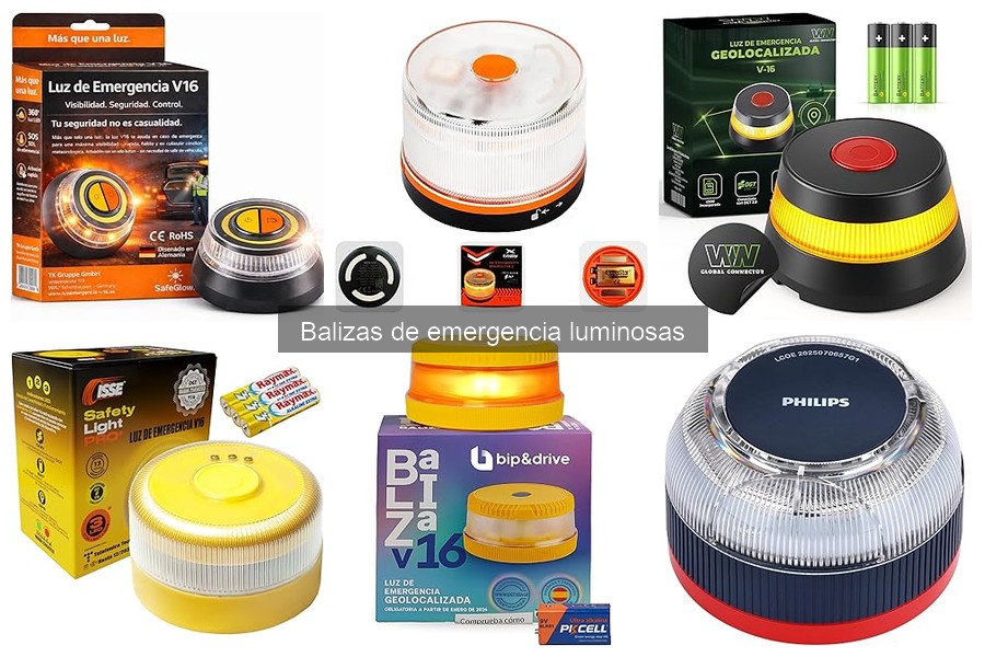 Problemas comunes al usar balizas de emergencia luminosas