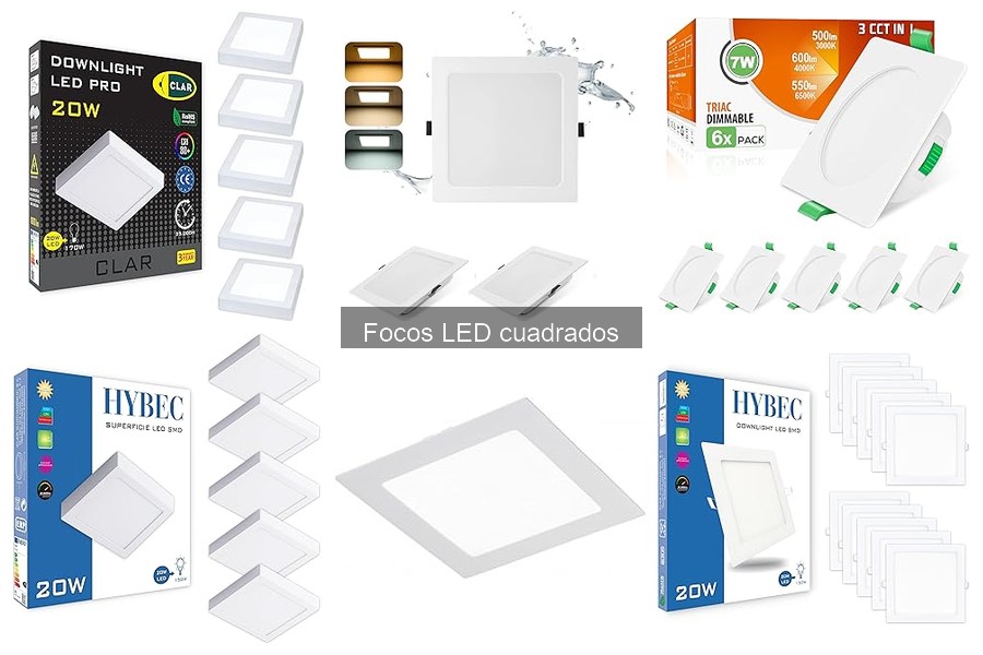 Problemas comunes con focos LED cuadrados y soluciones efectivas