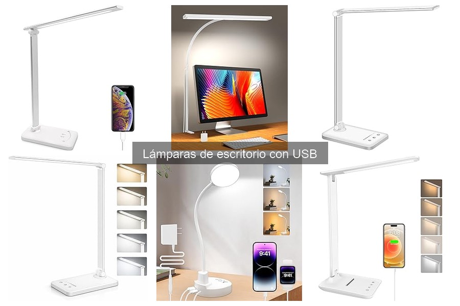 Problemas comunes con lámparas de escritorio con USB