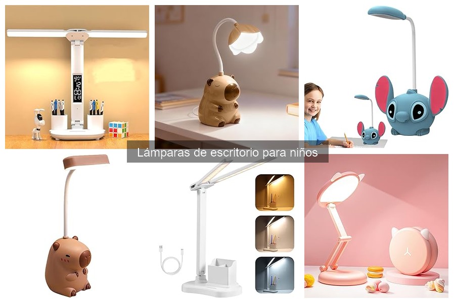 Problemas comunes con lámparas de escritorio para niños y soluciones