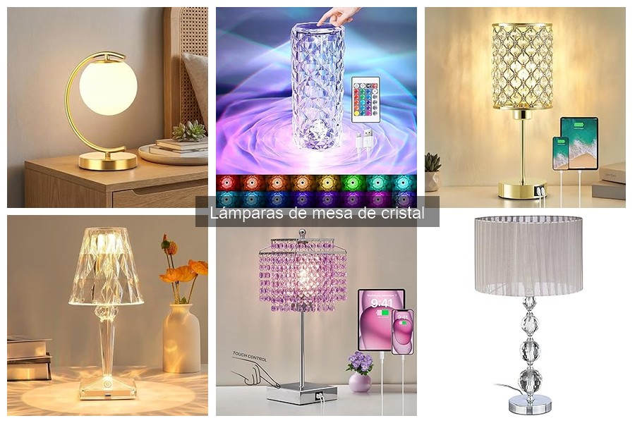 Problemas comunes con lámparas de mesa de cristal y soluciones