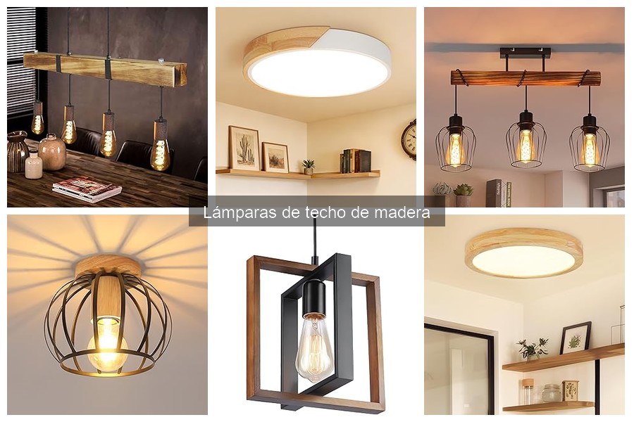 Problemas comunes con lámparas de techo de madera y soluciones