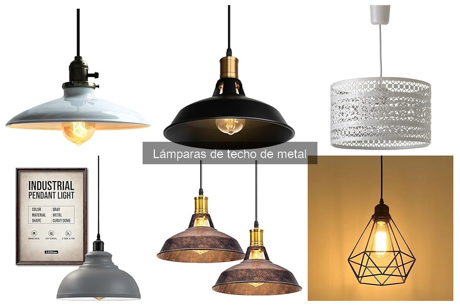 Problemas comunes con lámparas de techo de metal y soluciones
