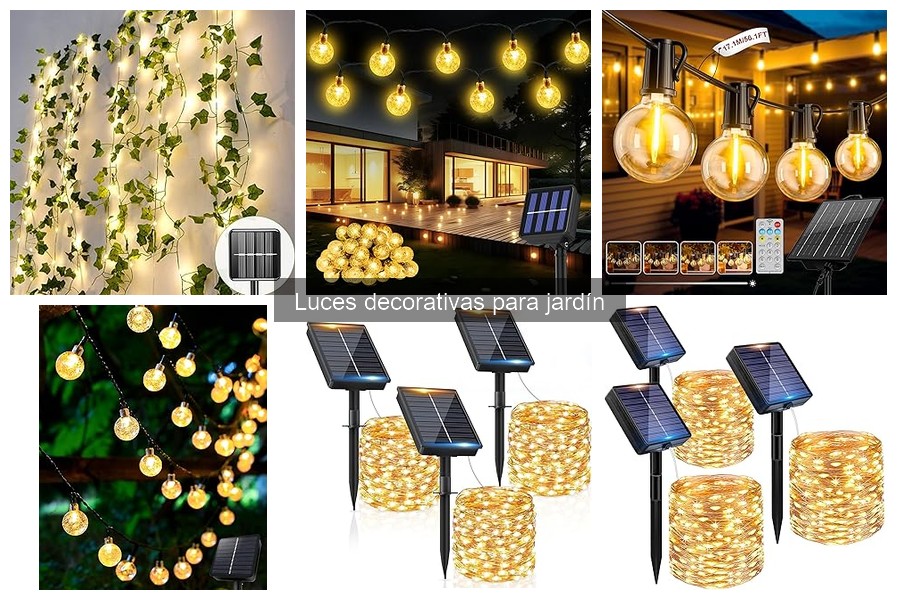 Problemas comunes con luces decorativas para jardín