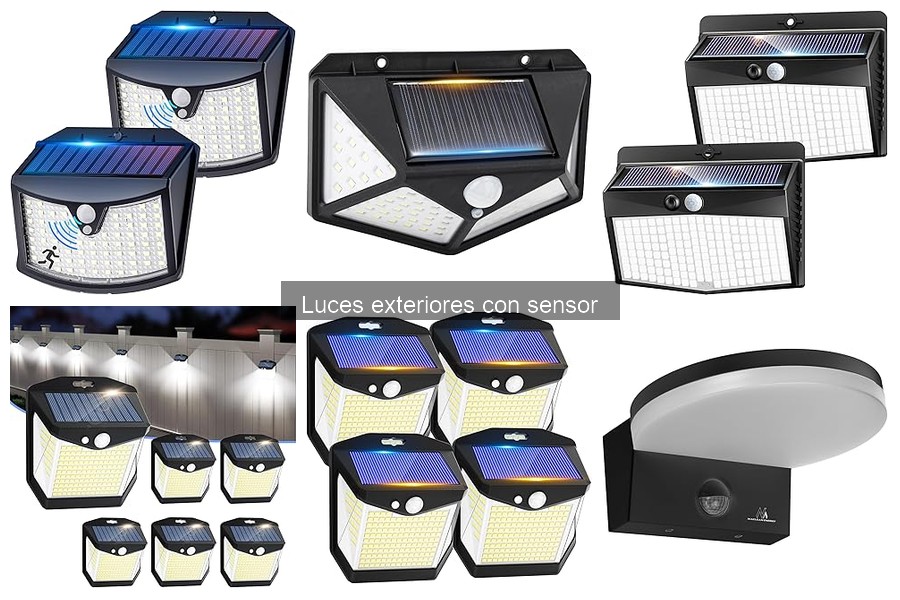 Problemas comunes con luces exteriores con sensor y soluciones