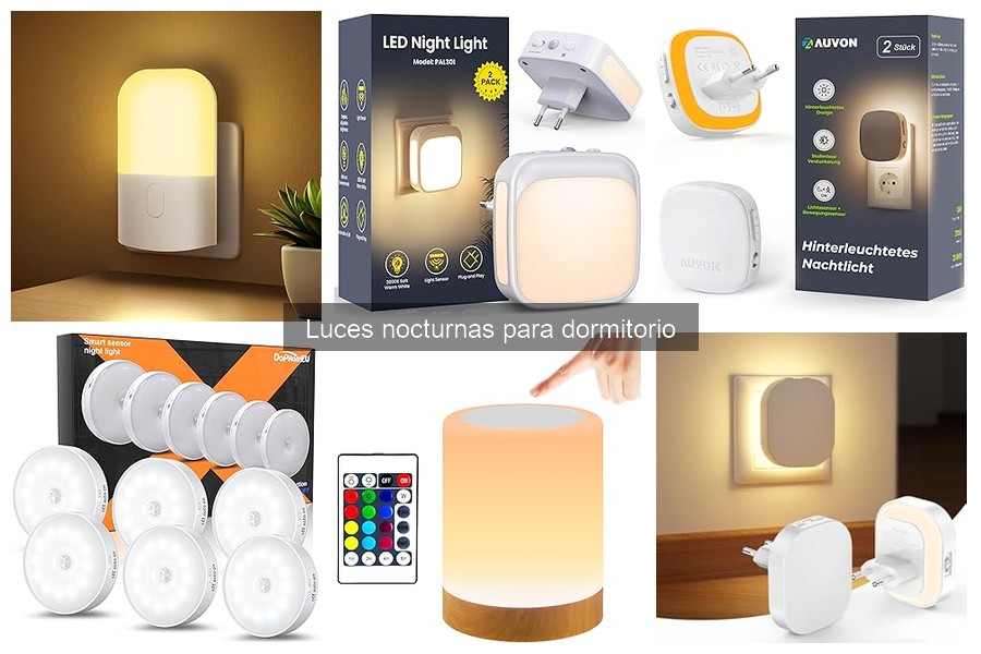 Problemas comunes con luces nocturnas para dormitorio