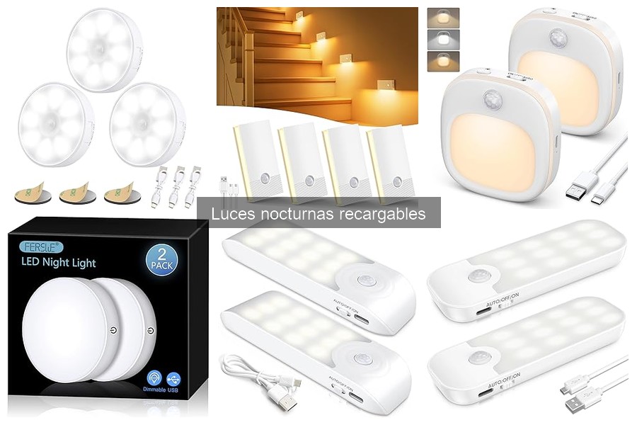Problemas comunes con luces nocturnas recargables