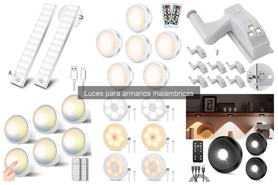 Problemas comunes con luces para armarios inalámbricas