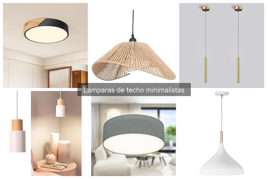 Problemas comunes de lámparas de techo minimalistas