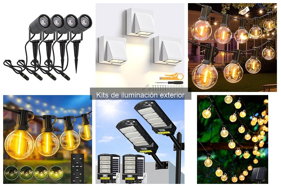 ** Problemas comunes en la instalación de kits de iluminación exterior