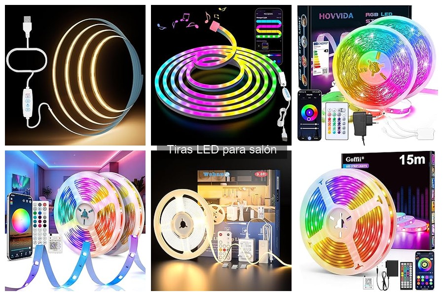 ** ¿Pueden las tiras LED dañar la pintura del salón?