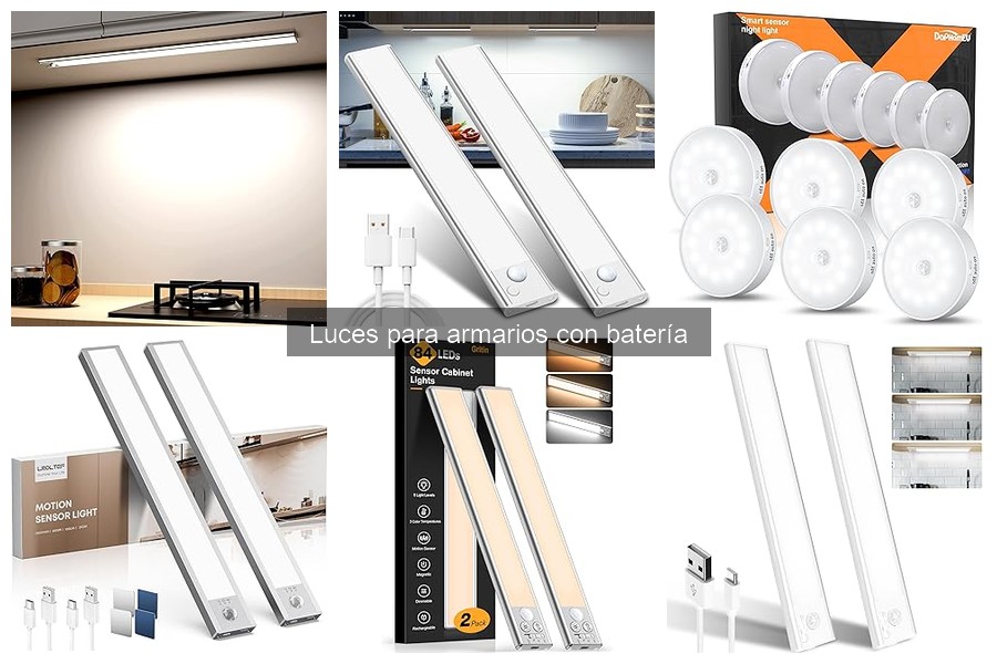 ¿Qué potencia necesitan las luces para armarios?
