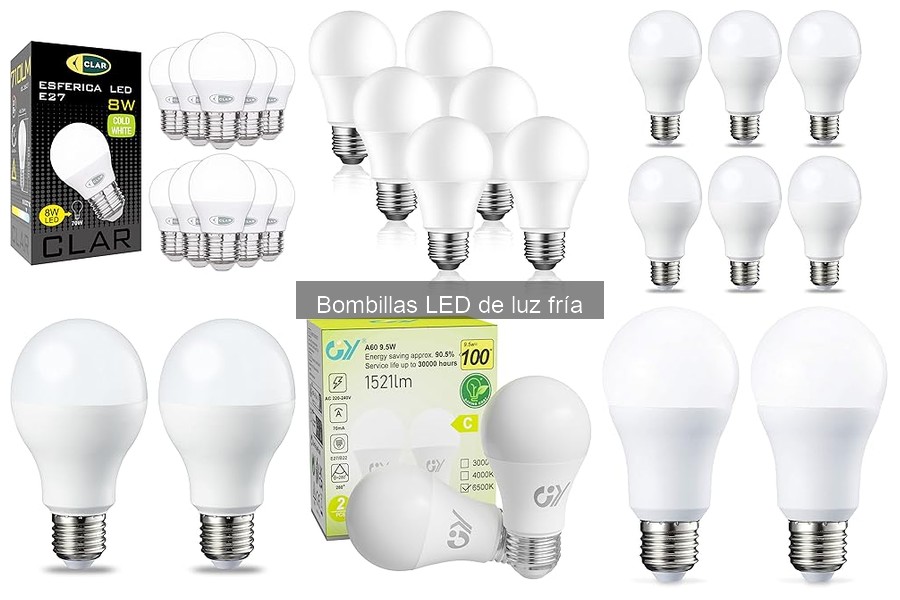 ¿Qué son las bombillas LED de luz fría? Características y ventajas