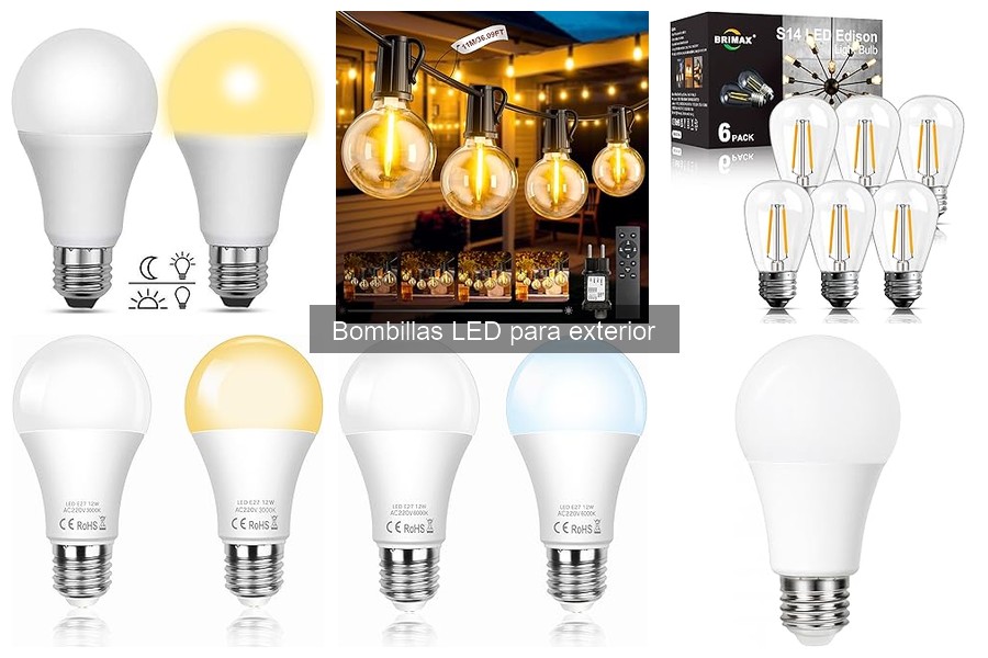¿Qué son las bombillas LED para exterior? Características y beneficios