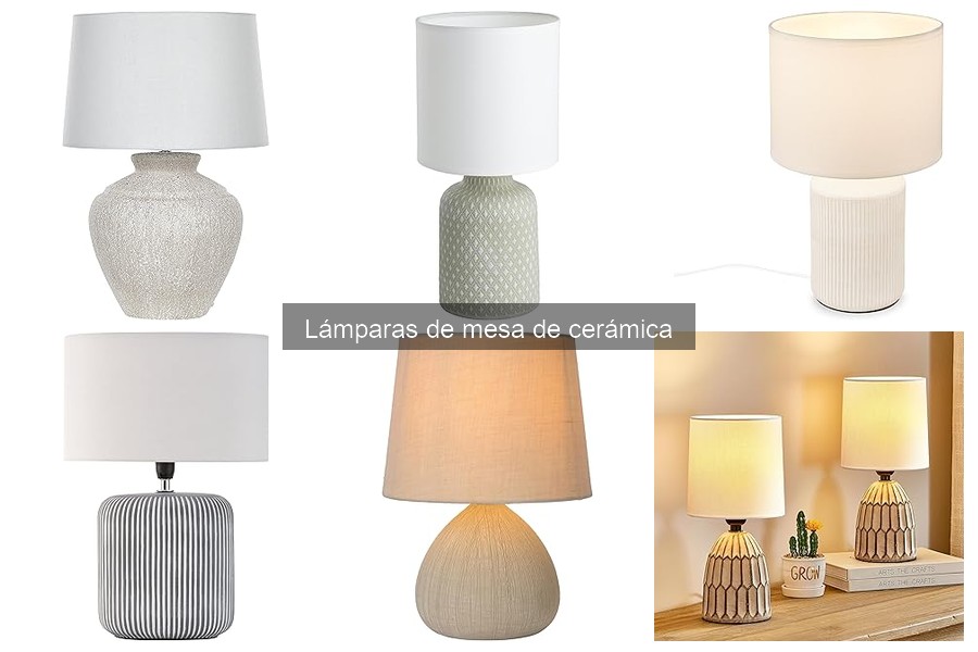 ¿Qué son las lámparas de mesa de cerámica? Guía completa