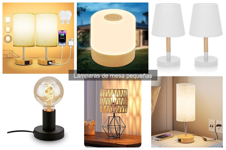 ¿Qué son las lámparas de mesa pequeñas? Características y más