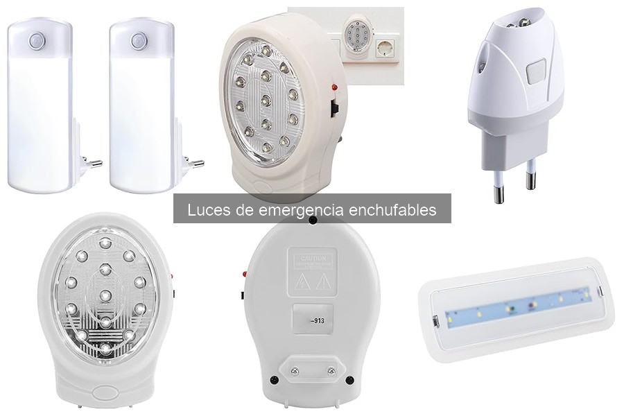 ¿Qué son las luces de emergencia enchufables? Descubre su uso