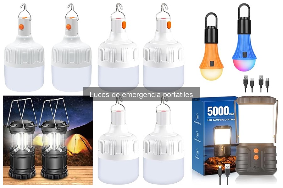 ¿Qué son las luces de emergencia portátiles? Descúbrelo aquí