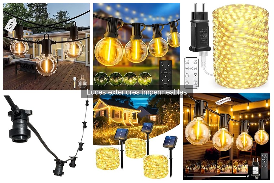 Qué son las luces exteriores impermeables: Guía completa
