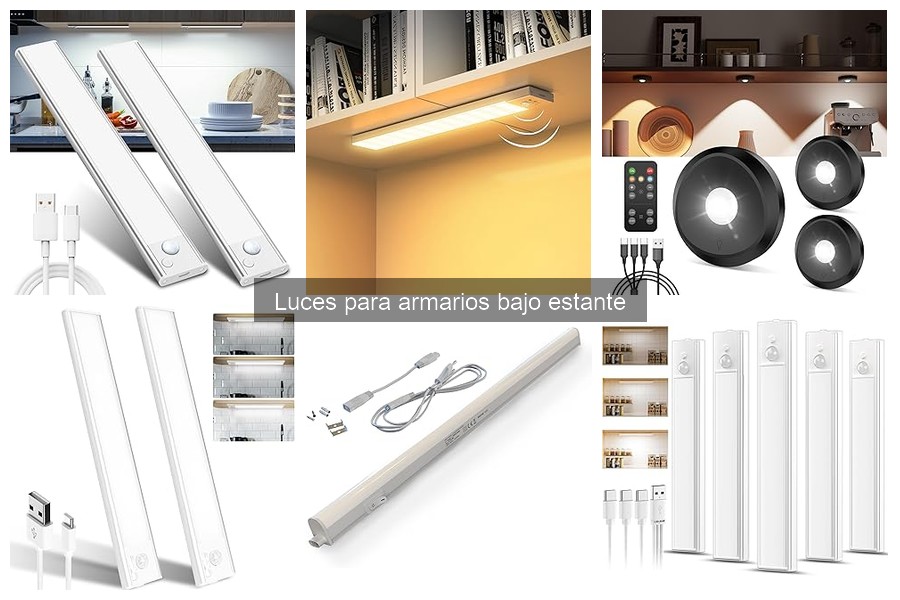 ¿Qué son las luces para armarios bajo estante? Beneficios y funciones