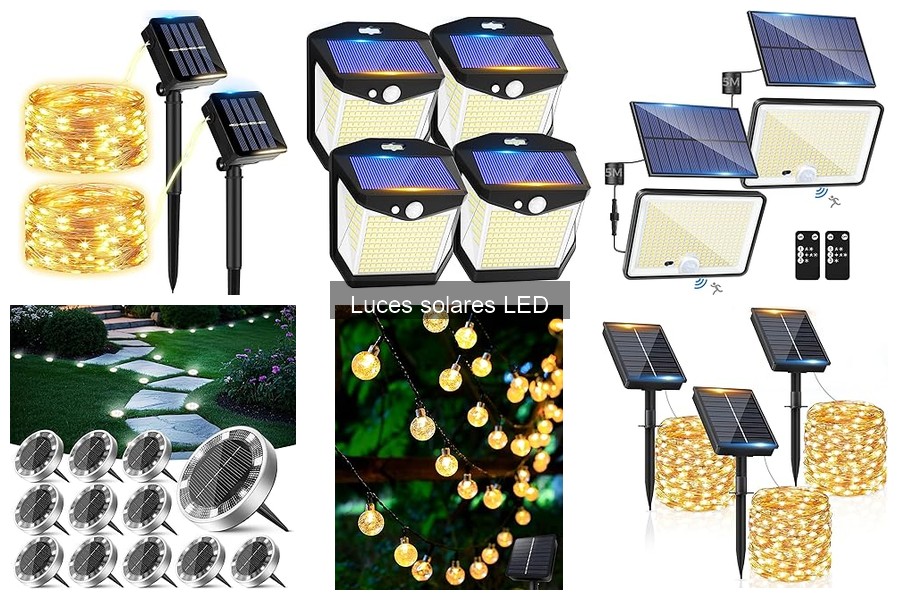 ¿Qué son las luces solares LED? Ventajas y funcionamiento