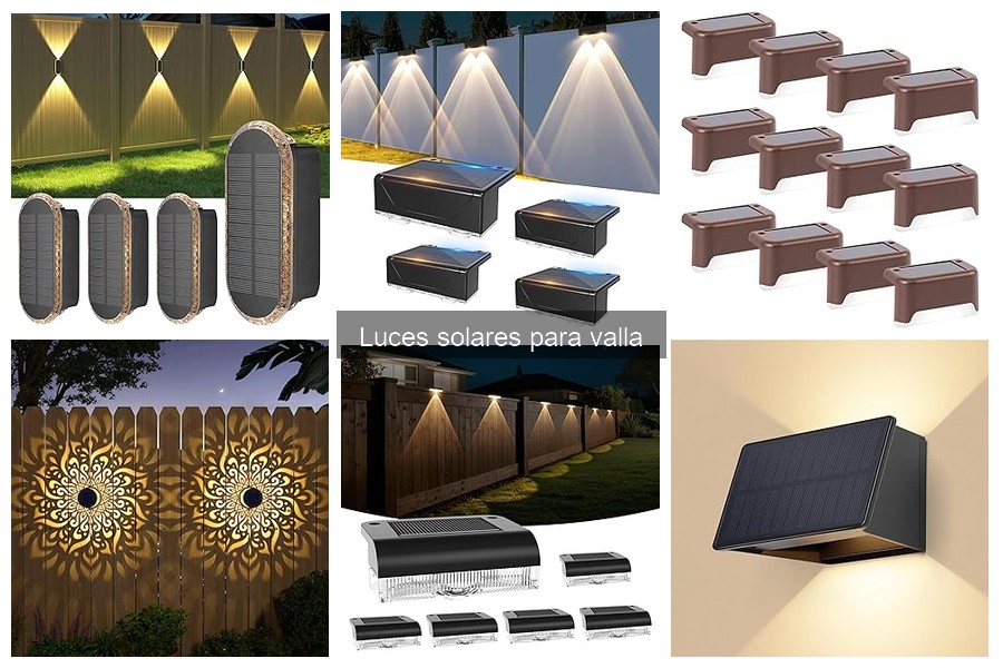 ¿Qué son las luces solares para valla? Beneficios y características