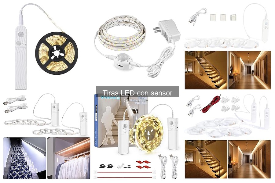 Qué son las tiras LED con sensor: características y ventajas