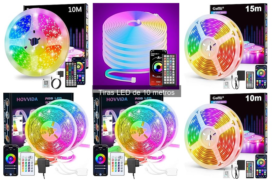 ¿Qué son las tiras LED de 10 metros? Características y Usos