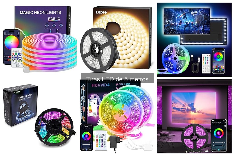 ¿Qué son las tiras LED de 5 metros? Características y Usos