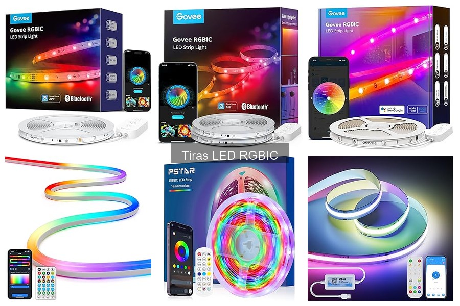 ¿Qué son las tiras LED RGBIC? Descubre sus Características