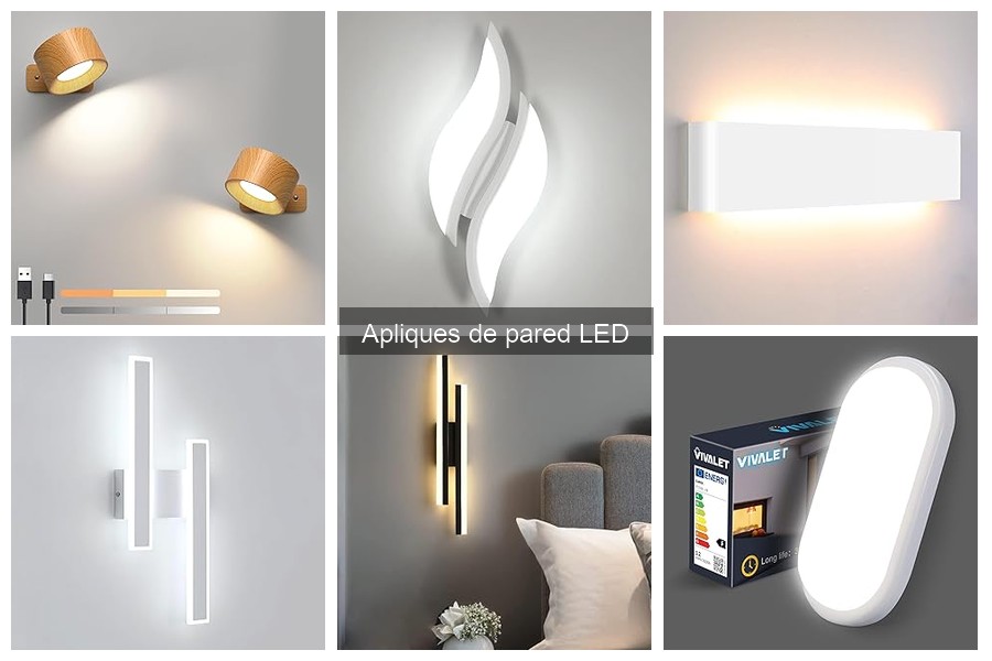 ¿Qué son los apliques de pared LED? Características y beneficios