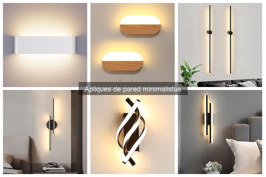 ¿Qué son los apliques de pared minimalistas? Guía sencilla