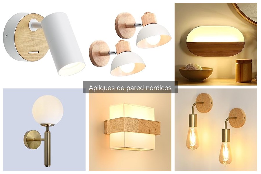 ¿Qué son los apliques de pared nórdicos? Características y estilos