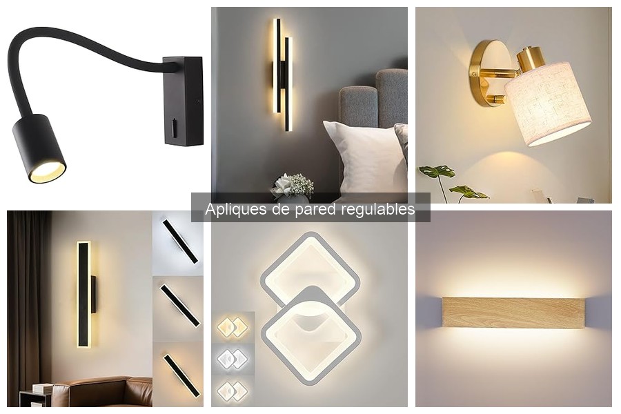 ¿Qué son los apliques de pared regulables? Guía y características