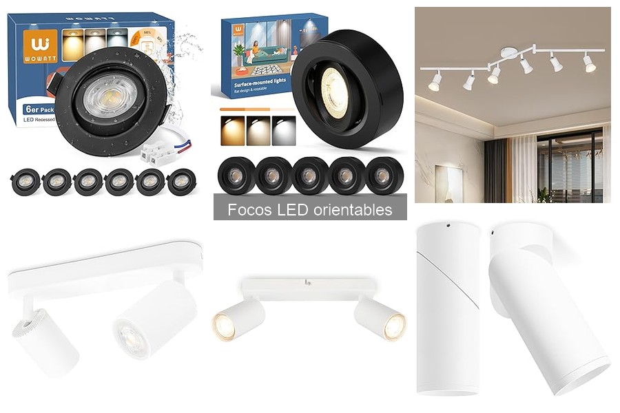 ¿Qué son los focos LED orientables? Características y ventajas