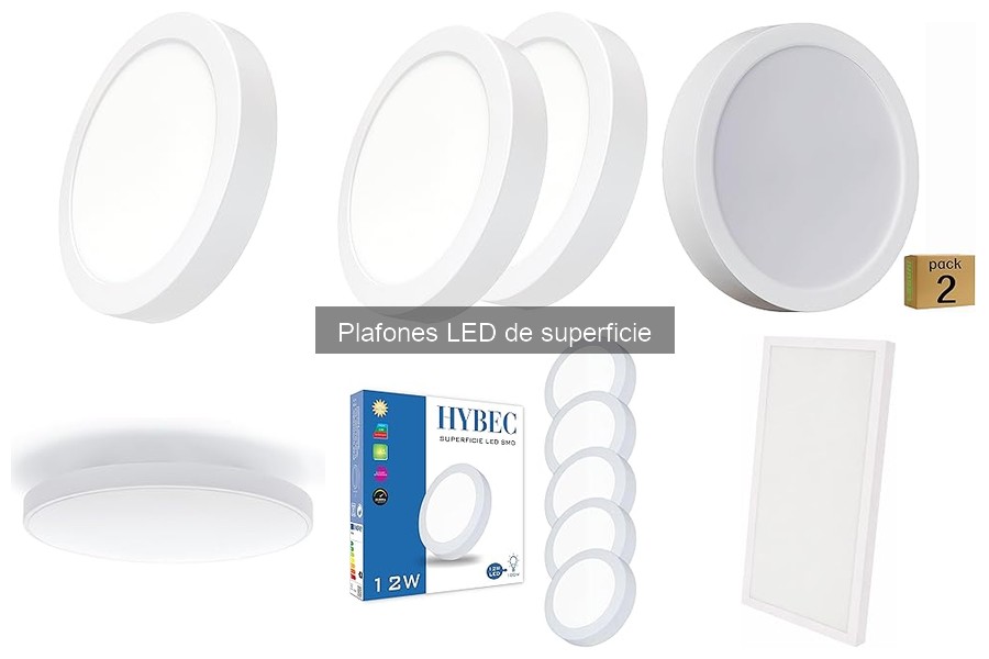 ¿Qué son los plafones LED de superficie? Características y ventajas