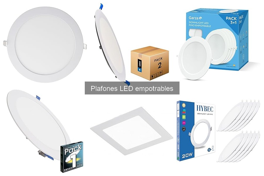 ¿Qué son los plafones LED empotrables? Características y Ventajas