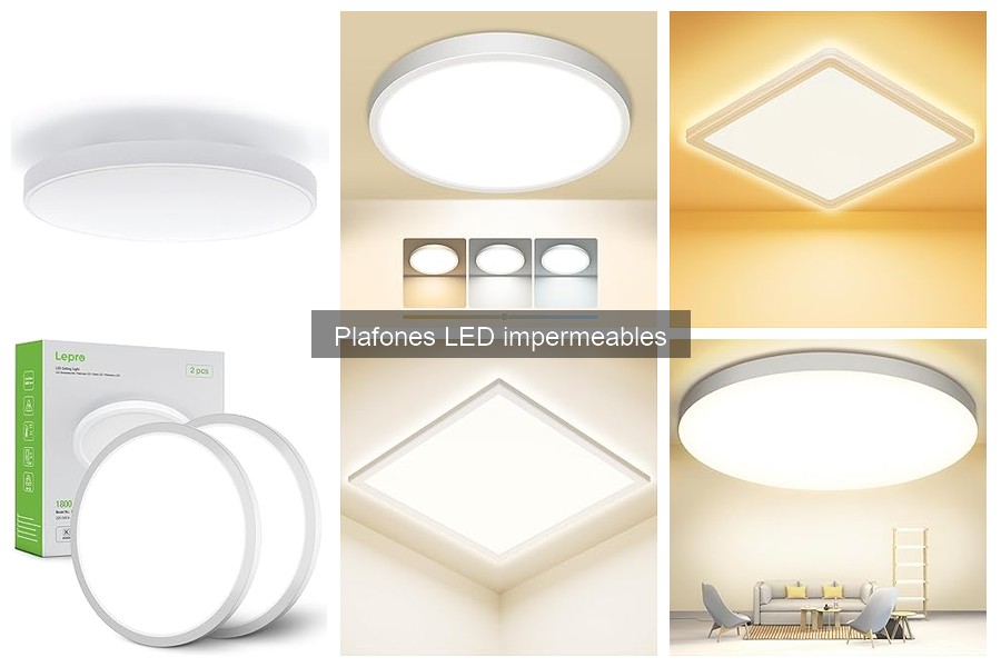 ¿Qué son los plafones LED impermeables? Características y usos