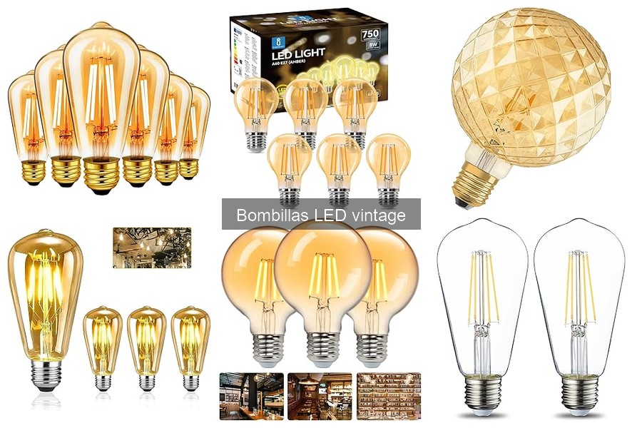 ¿Qué temperatura de color elegir para bombillas LED vintage?